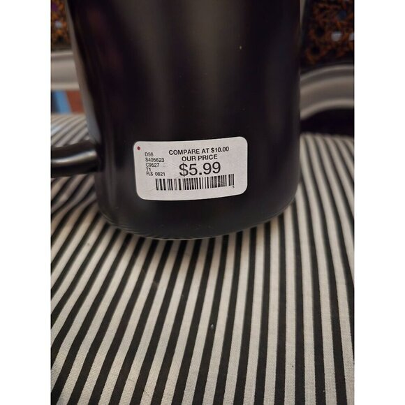 NWT Rae Dunn Fangtastic Vampire Halloween Mug Black 2021 - Picture 4 of 10